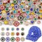 200pcs Sew-On Rhinestones – 3 Sizes, 10 Colors, Flower-Shaped Crystal Glass with Metal Base for Clothes, Shoes & Crafts
